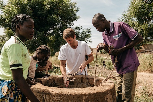 Uno de los proyectos de pozos en África promovidos por Auara