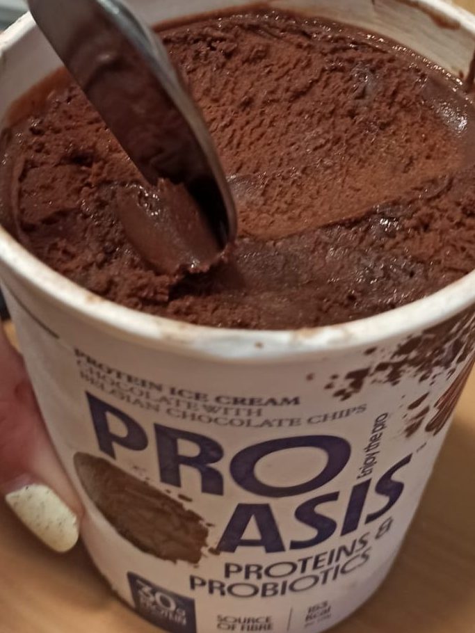 Helado chocolate proasis